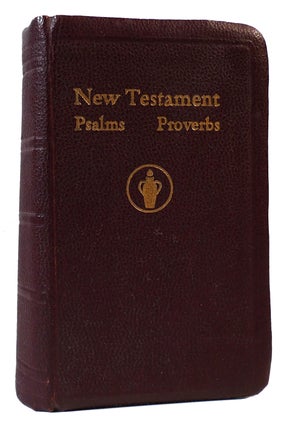 Item #169618 THE NEW TESTAMENT OF OUR LORD AND SAVIOR JESUS CHRIST. Bible