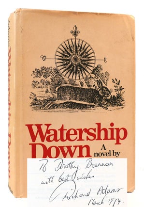 WATERSHIP DOWN Signed. Richard Adams.