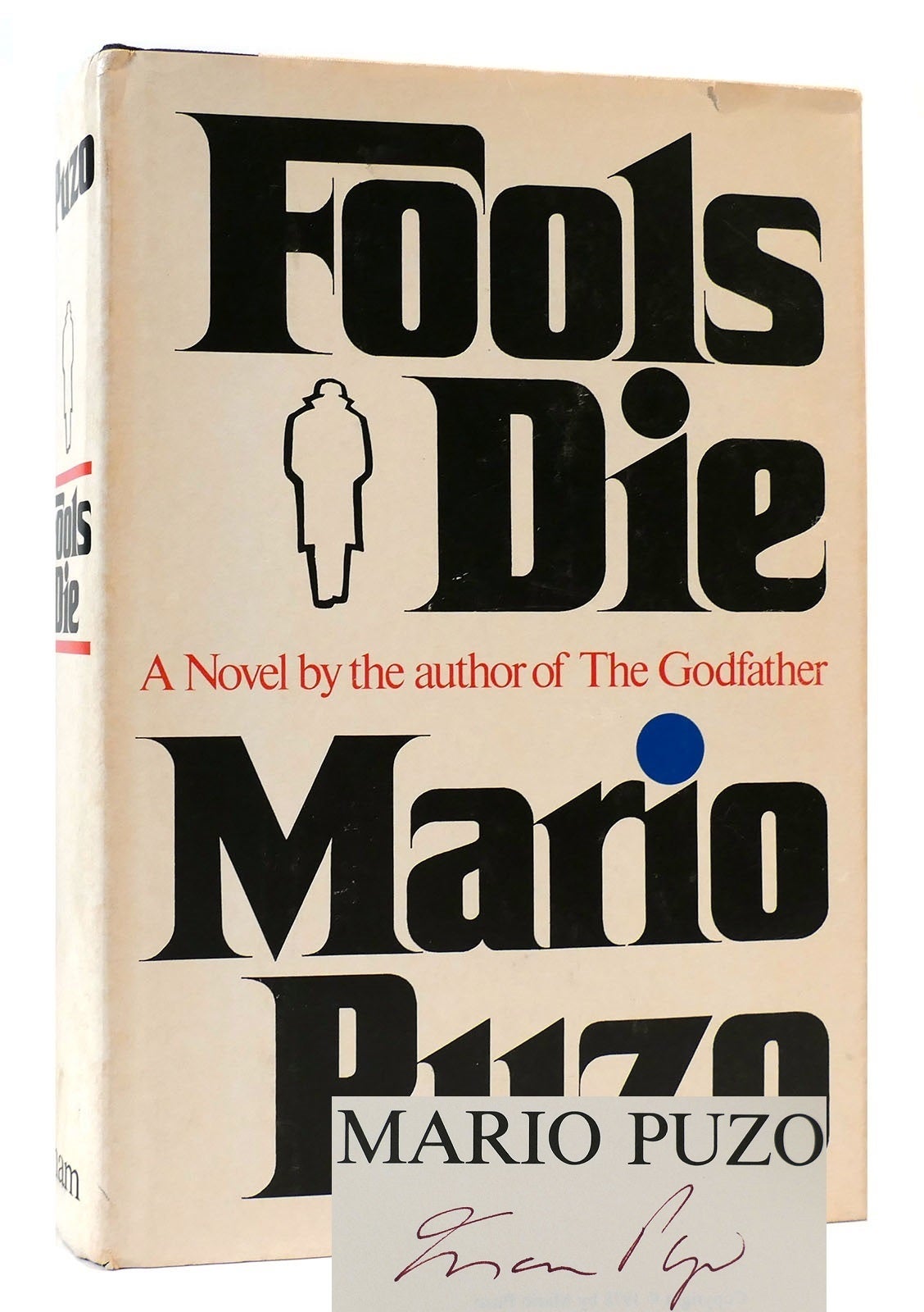 FOOLS DIE; Signed | Mario Puzo | Book Club Edition; First Printing