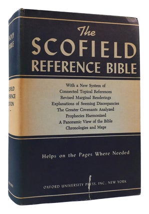 Item #169771 SCOFIELD REFERENCE BIBLE. C. I. Scofield