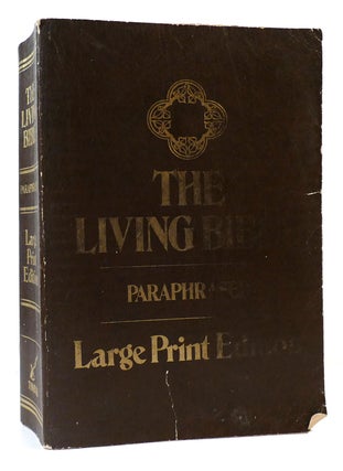 Item #170597 THE LIVING BIBLE PARAPHRASED. Bible