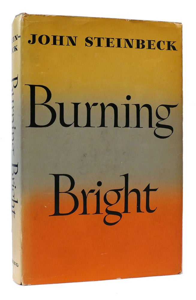 Item #170893 BURNING BRIGHT. John Steinbeck.