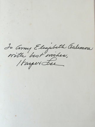 TO KILL A MOCKINGBIRD; SIGNED