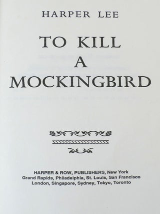 TO KILL A MOCKINGBIRD SIGNED