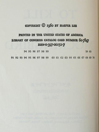 TO KILL A MOCKINGBIRD SIGNED