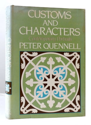Item #171053 CUSTOMS AND CHARACTERS Contemporary Portraits. Quennell Peter