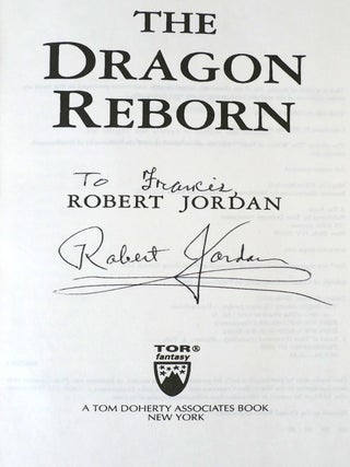 THE DRAGON REBORN; SIGNED