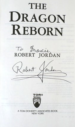 THE DRAGON REBORN; SIGNED