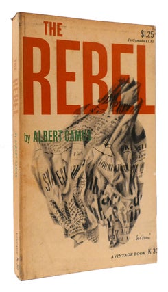 Item #171328 THE REBEL. Albert Camus