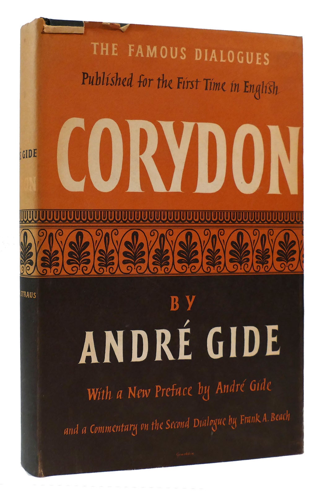 CORYDON | Andre Gide | First Edition; First Printing