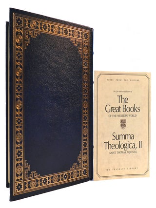 SUMMA THEOLOGICA VOL. I - II; Franklin Library Great Books of the Western World