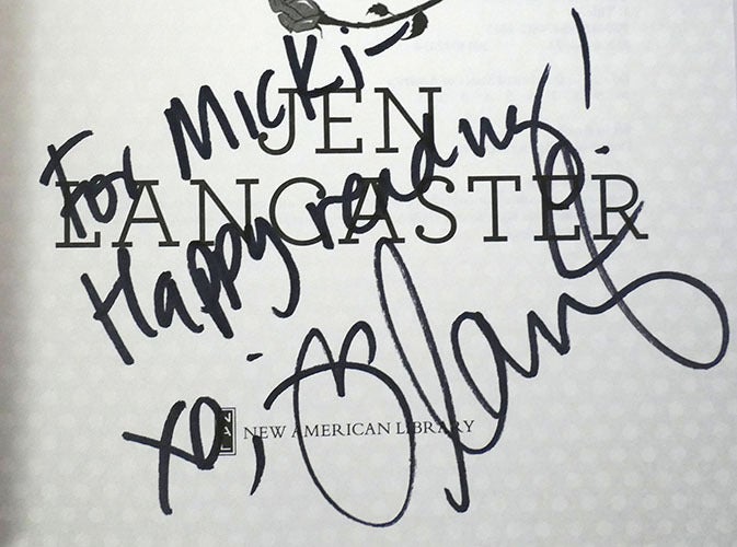 I REGRET NOTHING Signed | Jen Lancaster | First Edition; First Printing