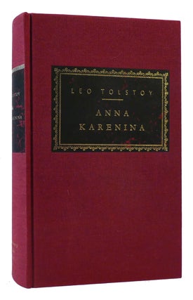 Item #172241 ANNA KARENINA. Leo Tolstoy