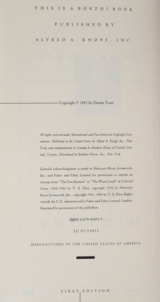 THE SECRET HISTORY