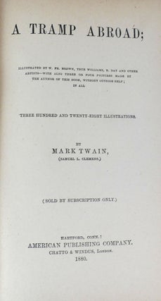 A TRAMP ABROAD