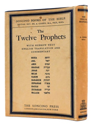 Item #173047 THE TWELVE PROPHETS. Dr. A. Cohen