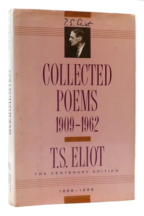 Item #173081 COLLECTED POEMS, 1909-1962. Professor T. S. Eliot