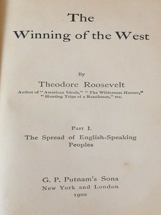 THE WINNING OF THE WEST COMPLETE IN 6 VOLUMES