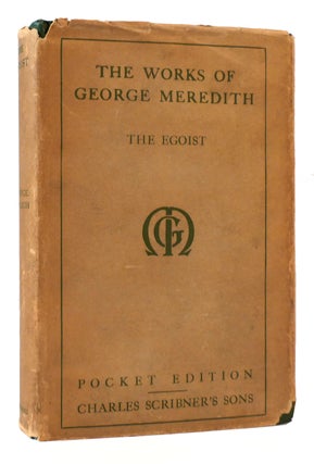 Item #173270 THE EGOIST. George Meredith