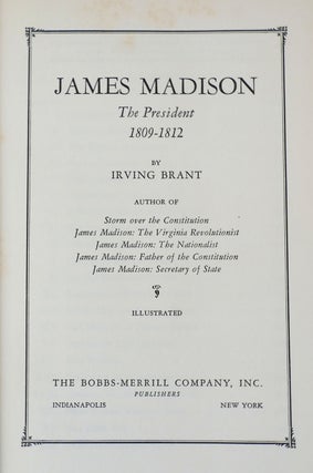 JAMES MADISON 6 VOLUME SET