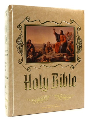 Item #173367 HOLY BIBLE AUTHORIZED KING JAMES VERSION OLD AND NEW TESTAMENTS. Heirloom Bible...