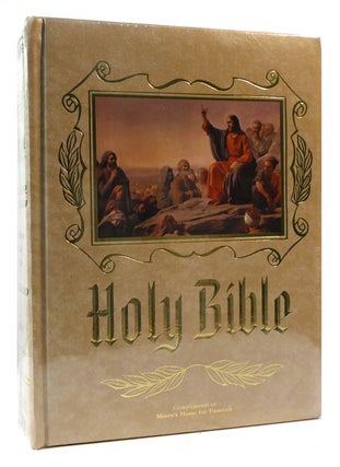 Item #173368 HOLY BIBLE AUTHORIZED KING JAMES VERSION OLD AND NEW TESTAMENTS. Heirloom Bible...