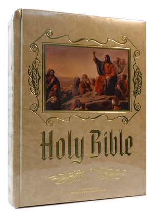 Item #173371 HOLY BIBLE AUTHORIZED KING JAMES VERSION OLD AND NEW TESTAMENTS. Heirloom Bible...