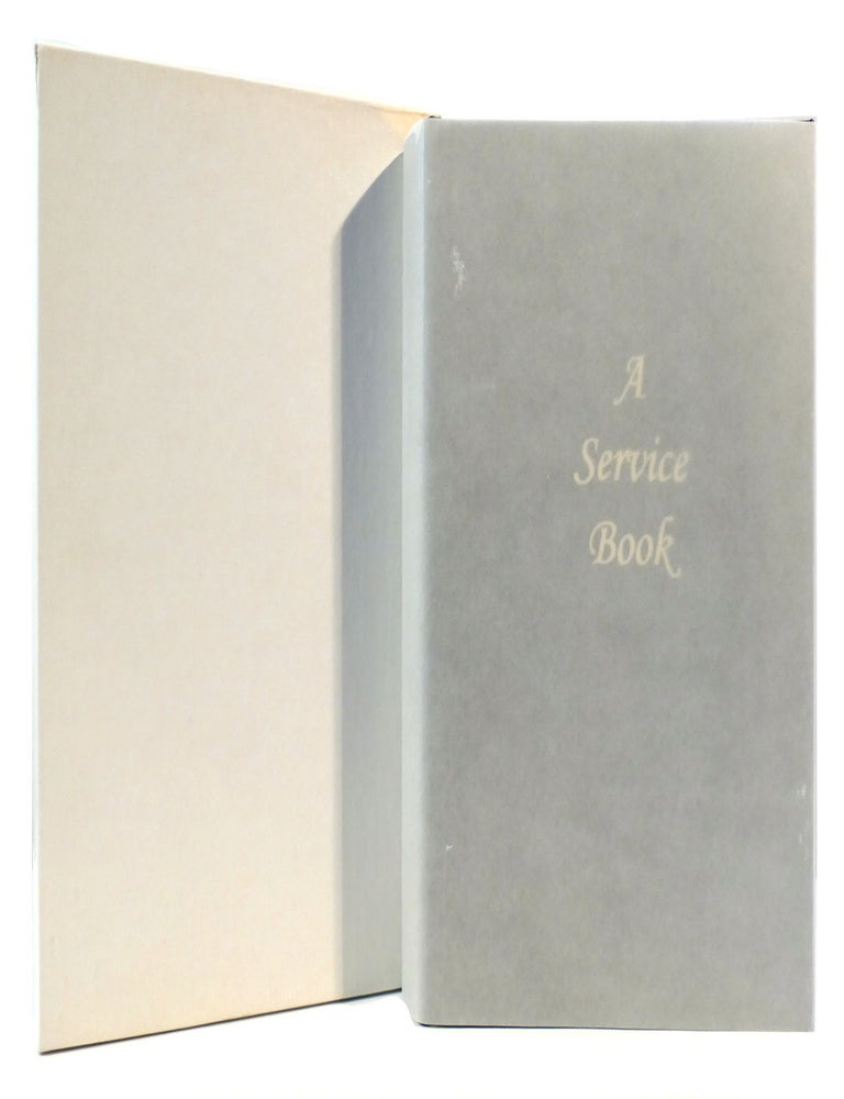 A SERVICE BOOK | Noted | First Edition; First Printing