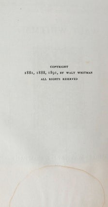 COMPLETE PROSE WORKS; Signed by John Burroughs