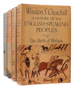 Item #174206 A HISTORY OF THE ENGLISH-SPEAKING PEOPLES 4 VOLUME SET. Winston S. Churchill