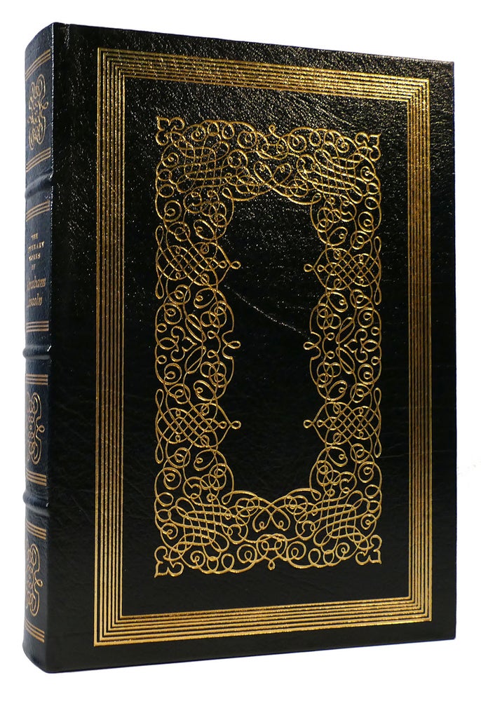 Item #174368 THE LITERARY WORKS OF ABRAHAM LINCOLN Easton Press. Carl Van Doren.