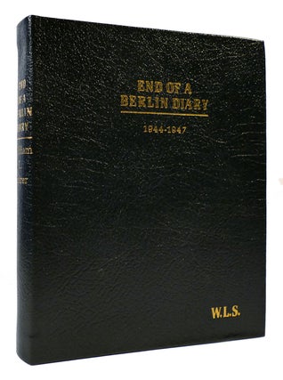 Item #174414 END OF A BERLIN DIARY, 1944-1947 Easton Press. William L. Shirer