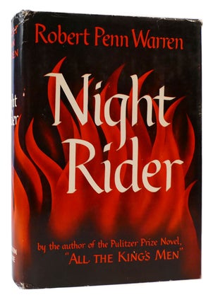Item #174559 NIGHT RIDER. Robert Penn Warren
