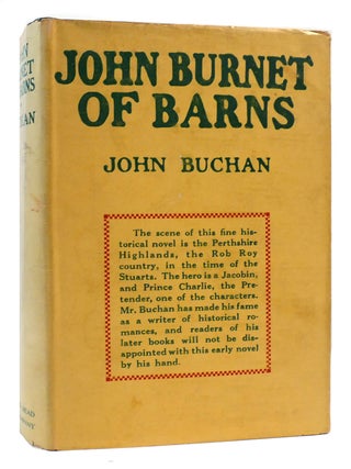 Item #175040 JOHN BURNET OF BARNS. John Buchan