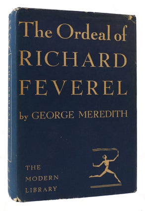 Item #175064 THE ORDEAL OF RICHARD FEVEREL Modern Library. George Meredith