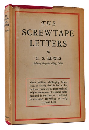 Item #175085 THE SCREWTAPE LETTERS. C. S. Lewis