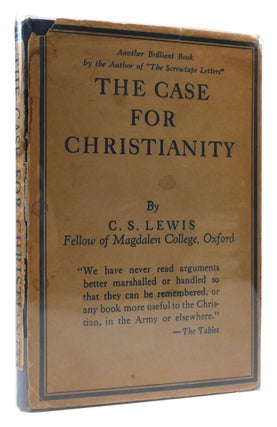 Item #175156 THE CASE FOR CHRISTIANITY. C. S. Lewis