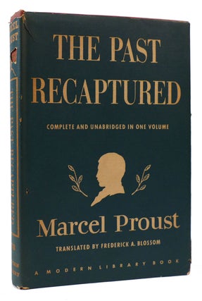 Item #175228 THE PAST RECAPTURED. Marcel Proust