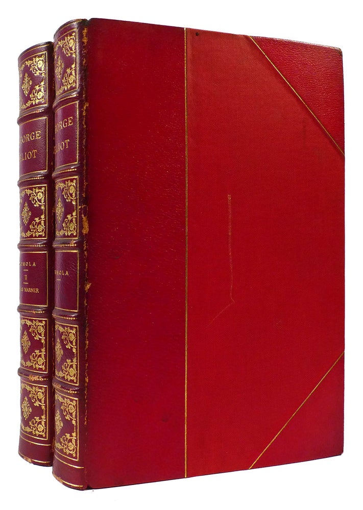 Item #175280 ROMOLA IN 2 VOLUMES, SILAS MARNER. George Eliot.