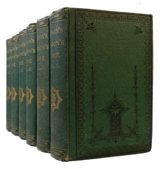 Item #175281 THE HISTORY OF THE DECLINE AND FALL OF THE ROMAN EMPIRE 6 VOLUME SET. Edward Gibbon