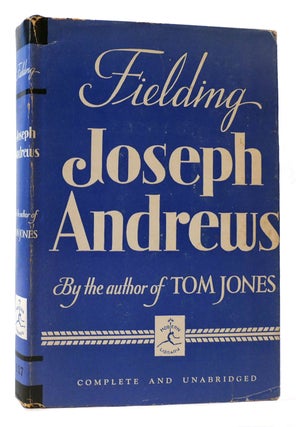 Item #175357 JOSEPH ANDREWS. Henry Fielding