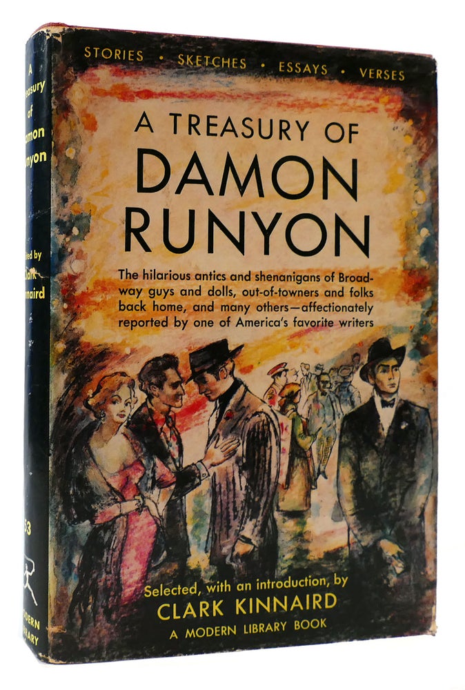 Item #175401 A TREASURY OF DAMON RUNYON. Clark Kinnaird.