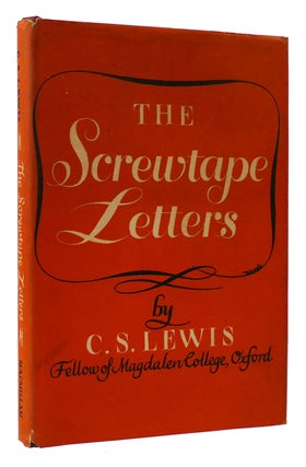 Item #175408 THE SCREWTAPE LETTERS. C. S. Lewis