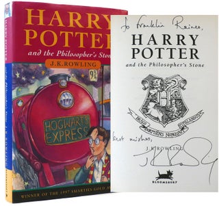 Item #175410 HARRY POTTER AND THE PHILOSOPHER'S STONE SIGNED. J. K. Rowling