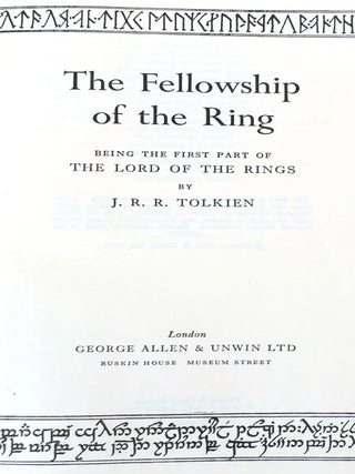 THE LORD OF THE RINGS - THE FELLOWSHIP OF THE RING, THE TWO TOWERS, THE RETURN OF THE KING SIGNED