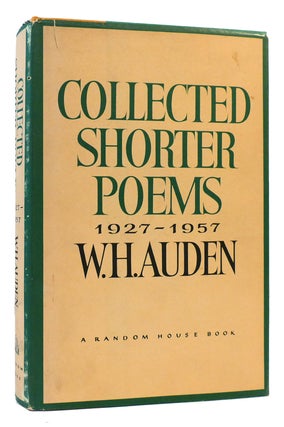 Item #175528 COLLECTED SHORTER POEMS 1927-1957. W. H. Auden