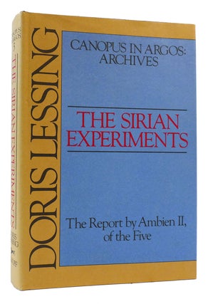 Item #175743 THE SIRIAN EXPERIMENTS the Report By Ambien II, of the Five. Doris Lessing