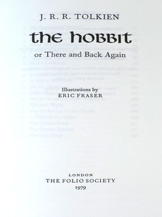 THE HOBBIT AND THE LORD OF THE RINGS; Folio Society