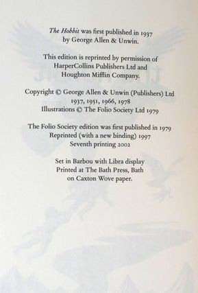 THE HOBBIT AND THE LORD OF THE RINGS; Folio Society