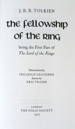THE HOBBIT AND THE LORD OF THE RINGS; Folio Society